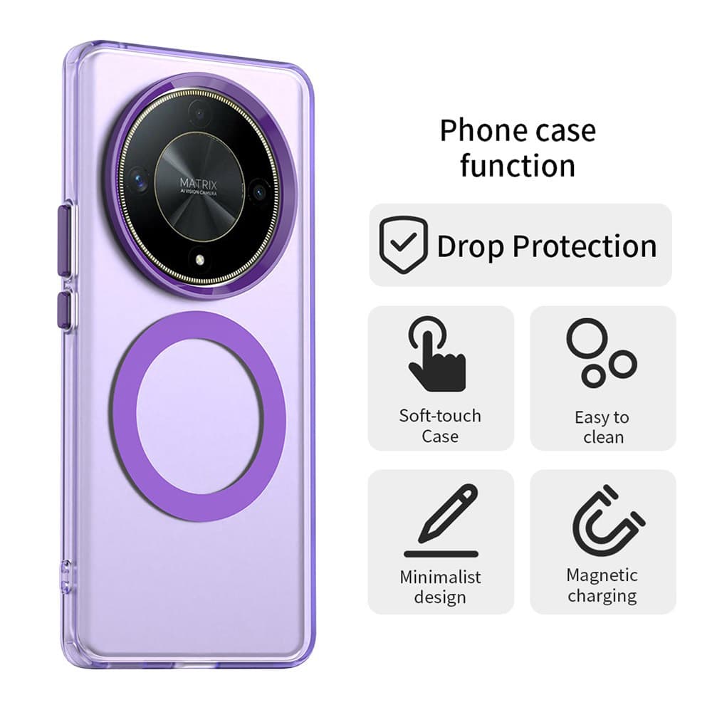 Techsuit CandyCase MagSafe pro Honor Magic6 Lite fialová - náhled 3