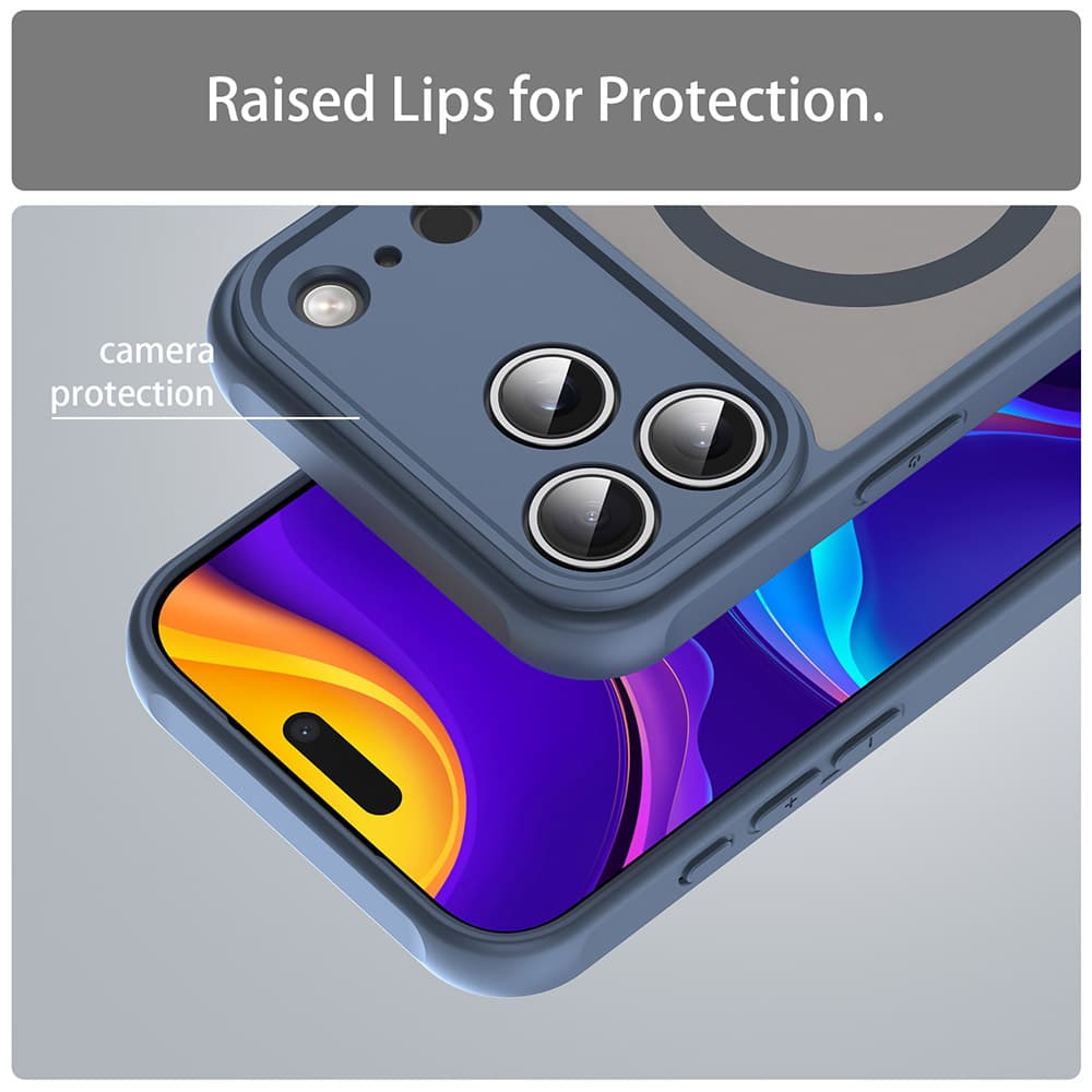 Techsuit HaloFrost II MagSafe pro iPhone 17 Pro Max námořnická modrá - náhled 3