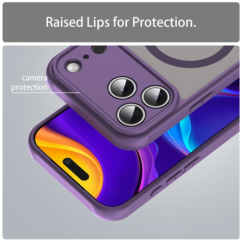 Techsuit HaloFrost II MagSafe pro iPhone 17 Pro fialový - náhled 3