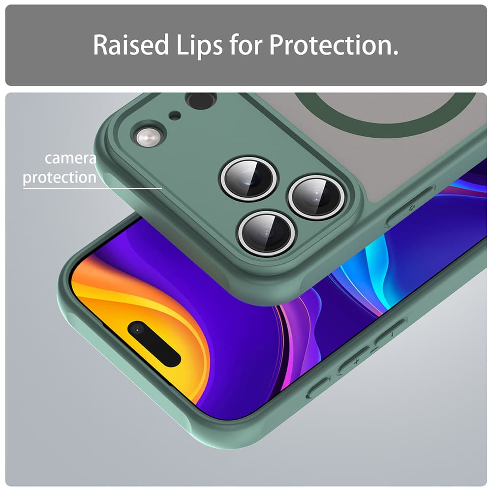 Techsuit HaloFrost II MagSafe pro iPhone 17 Pro zelený - náhled 3