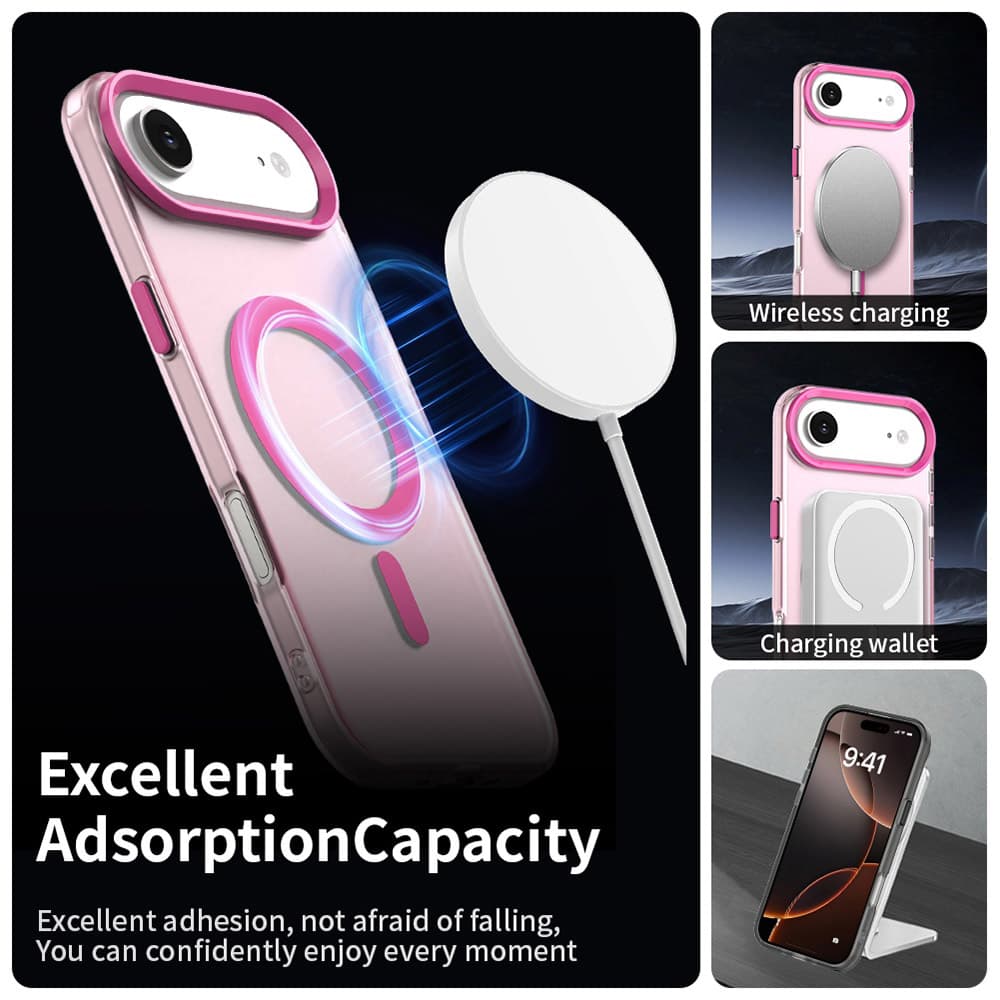 Techsuit CandyCase MagSafe pro iPhone 17 Air růžová - náhled 3