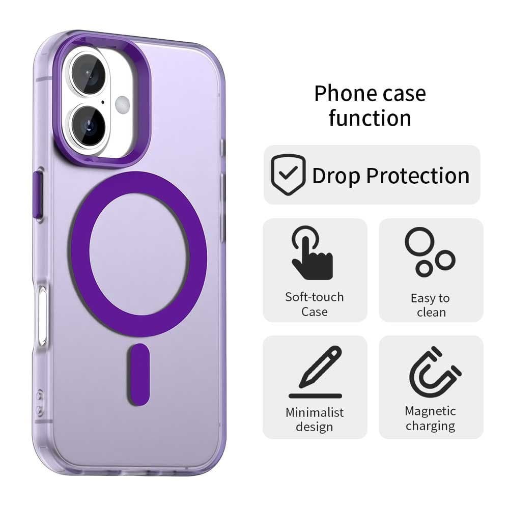 Techsuit CandyCase MagSafe pro iPhone 17 fialová - náhled 3