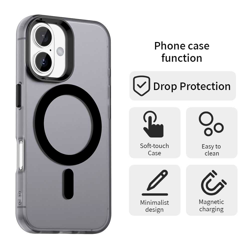 Techsuit CandyCase MagSafe pro iPhone 17 černý - náhled 3