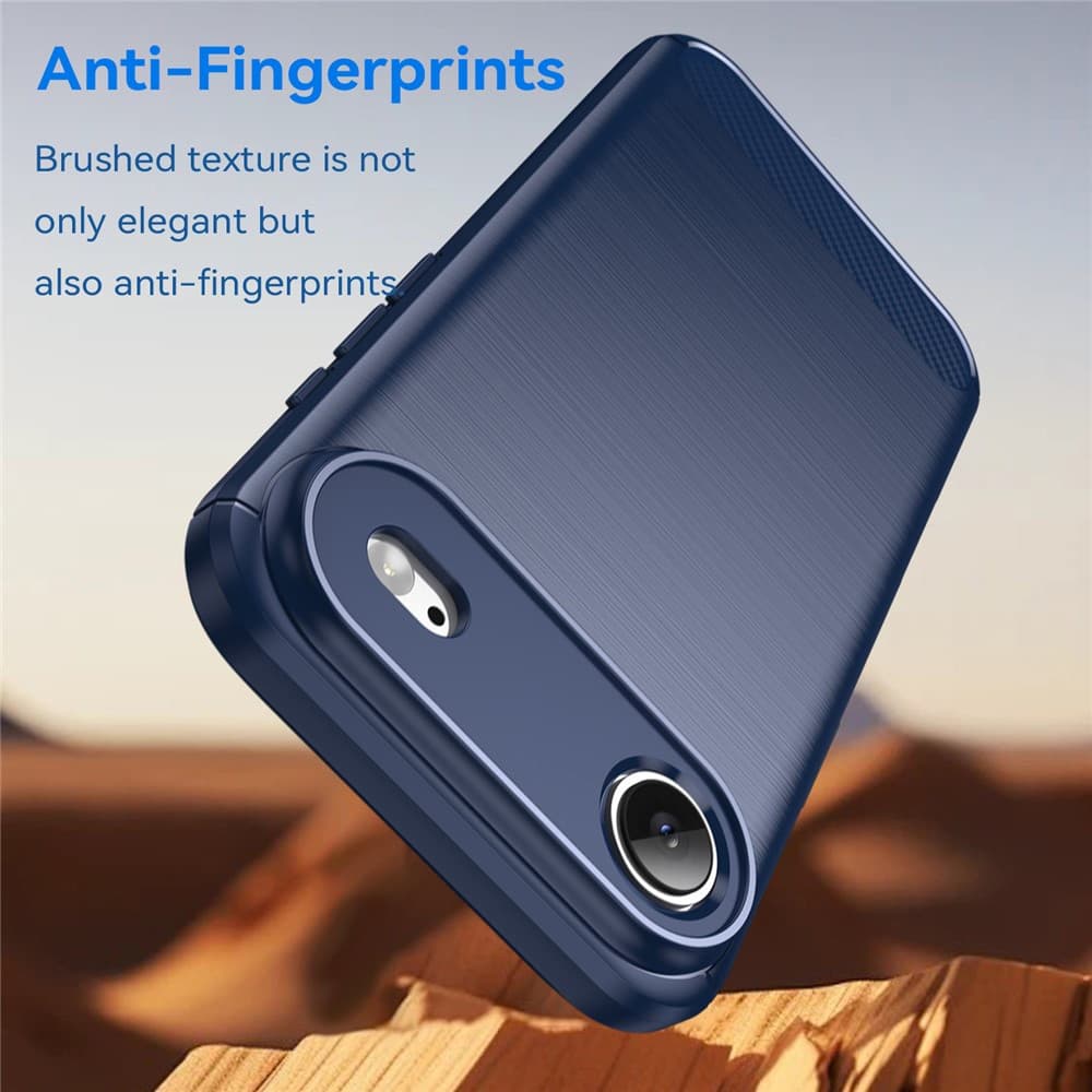 Techsuit Carbon Silicone pro iPhone 17 Air modrý - náhled 3