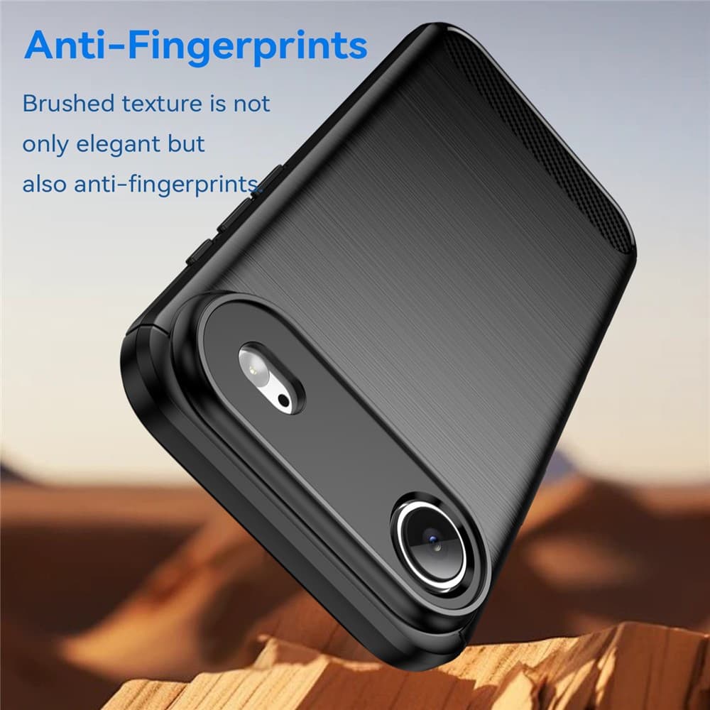 Techsuit Carbon Silicone pro iPhone 17 Air černý - náhled 3