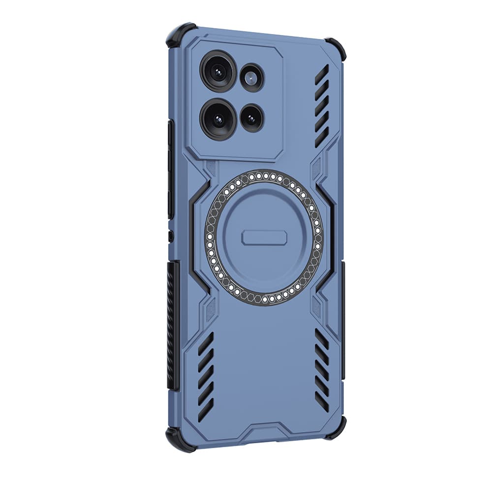Pouzdro Techsuit ArmorMag pro Motorola Edge 50 modré - náhled 3