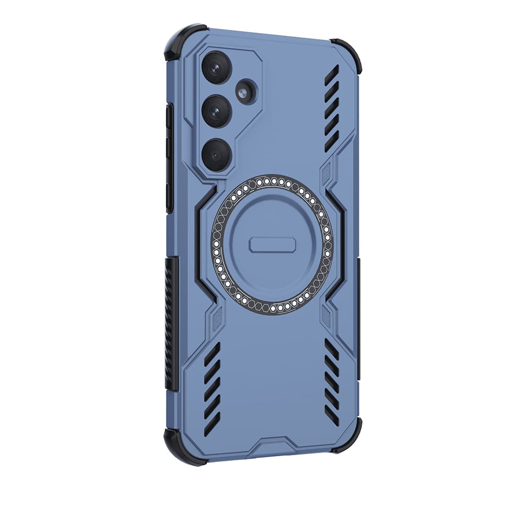Pouzdro Techsuit ArmorMag pro Samsung Galaxy A55 5G modré - náhled 3