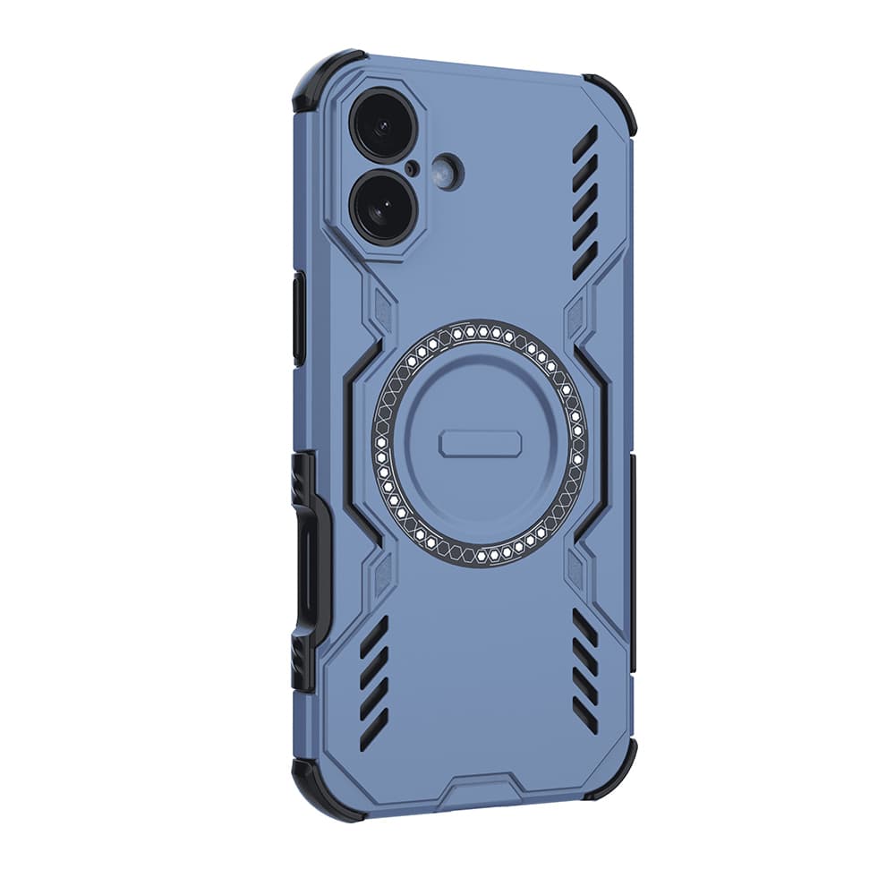 Pouzdro Techsuit ArmorMag pro iPhone 16 Plus modré - náhled 3