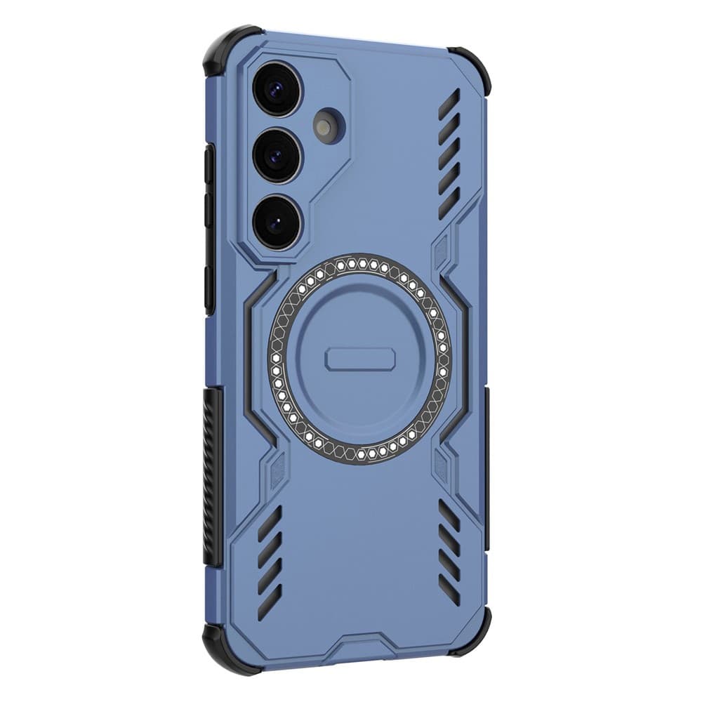Pouzdro Techsuit ArmorMag pro Samsung Galaxy S25 Plus modré - náhled 3