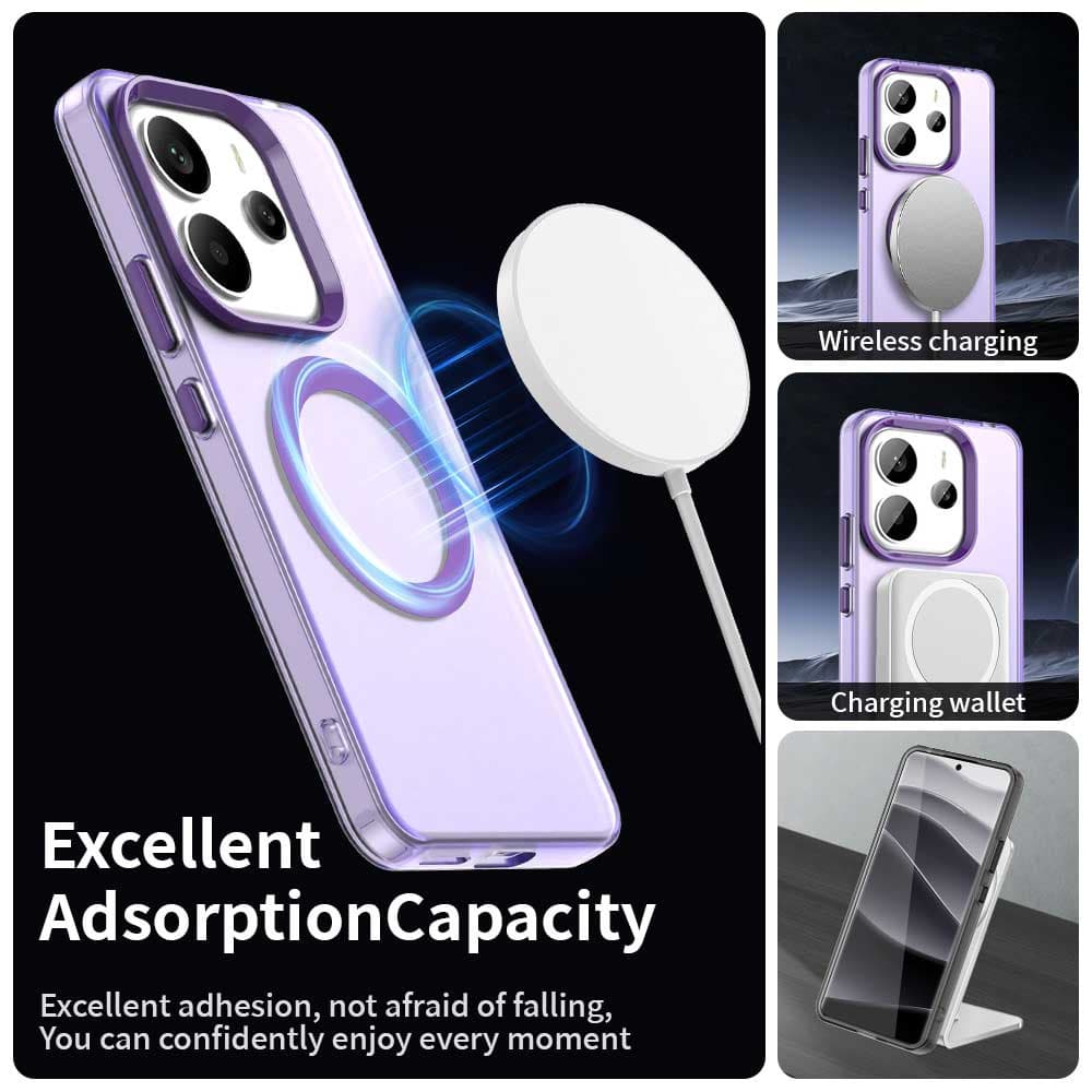 Techsuit CandyCase MagSafe pro Xiaomi Redmi Note 14 4G Standard fialová - náhled 3