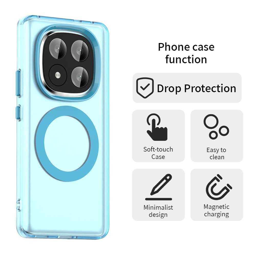 Techsuit CandyCase MagSafe pro Xiaomi Redmi Note 14 Pro+ 5G modrá - náhled 3