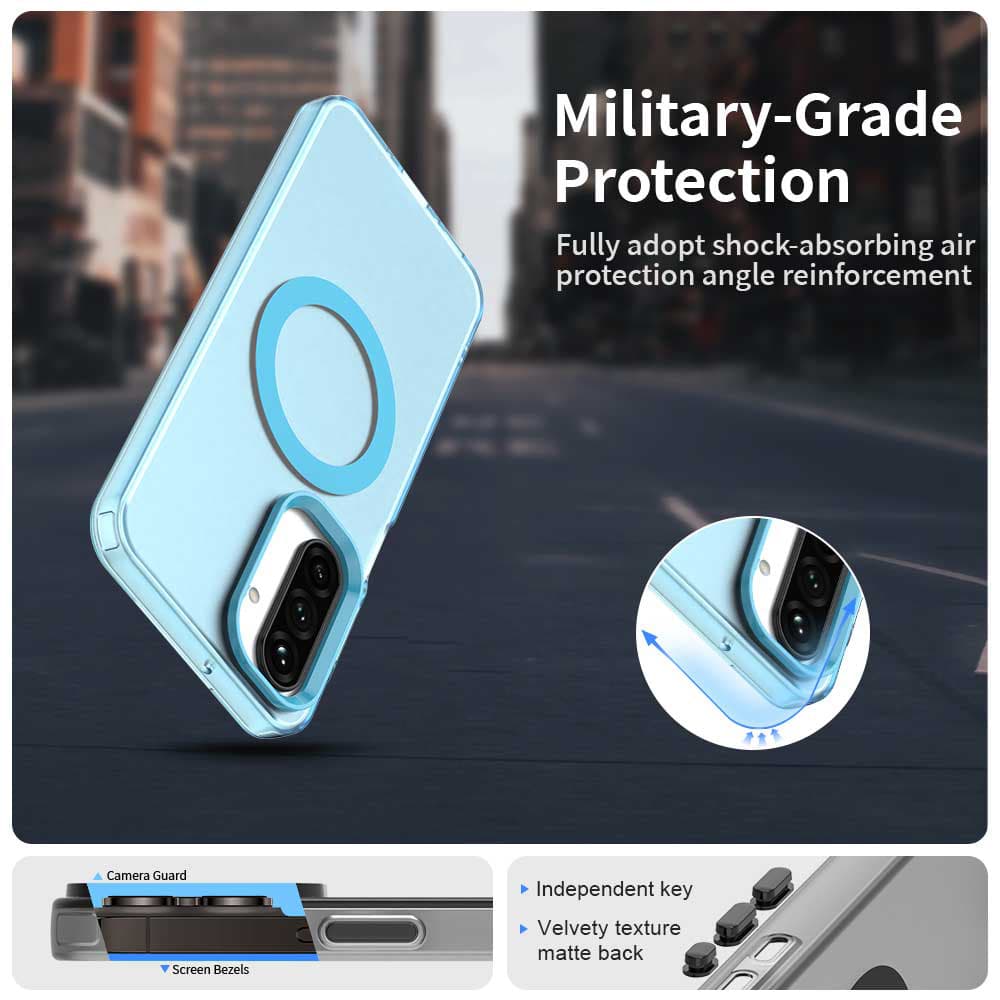 Techsuit CandyCase MagSafe pro Samsung Galaxy A17 5G / A17 4G modrá - náhled 3
