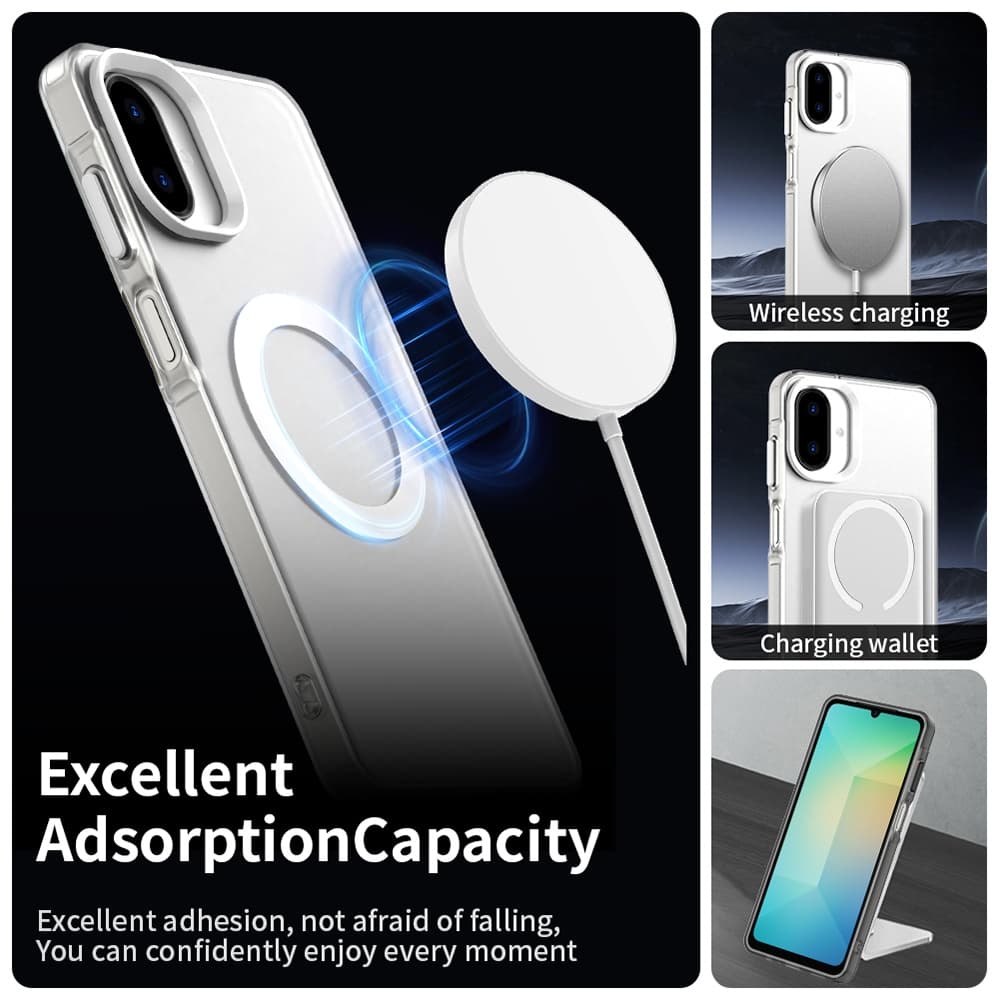 Techsuit CandyCase MagSafe pro Samsung Galaxy A07 4G bílý - náhled 3