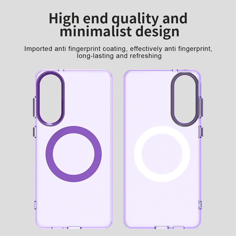 Techsuit CandyCase MagSafe pro Samsung Galaxy S25 Edge fialová - náhled 3