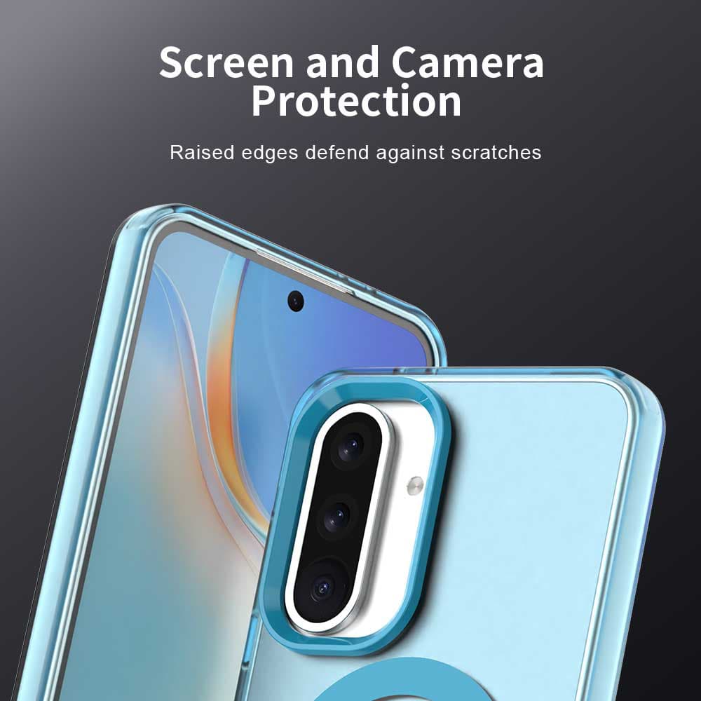 Techsuit CandyCase MagSafe pro Samsung Galaxy A36 5G v modré barvě - náhled 3