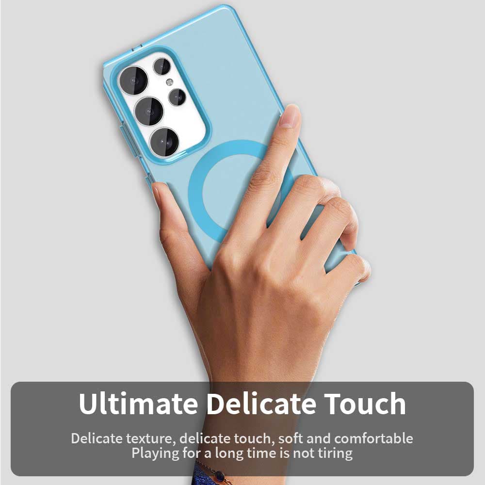 Techsuit CandyCase MagSafe pro Samsung Galaxy S25 Ultra modrá - náhled 3