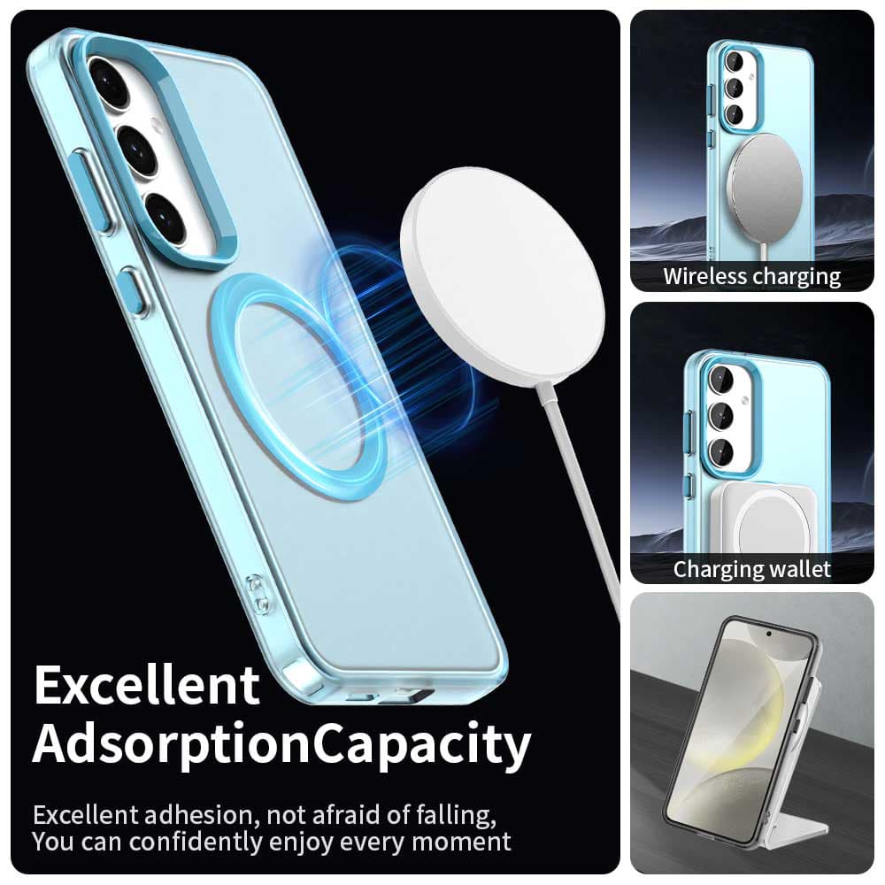 Techsuit CandyCase MagSafe pro Samsung Galaxy S24 S25 modrá - náhled 3
