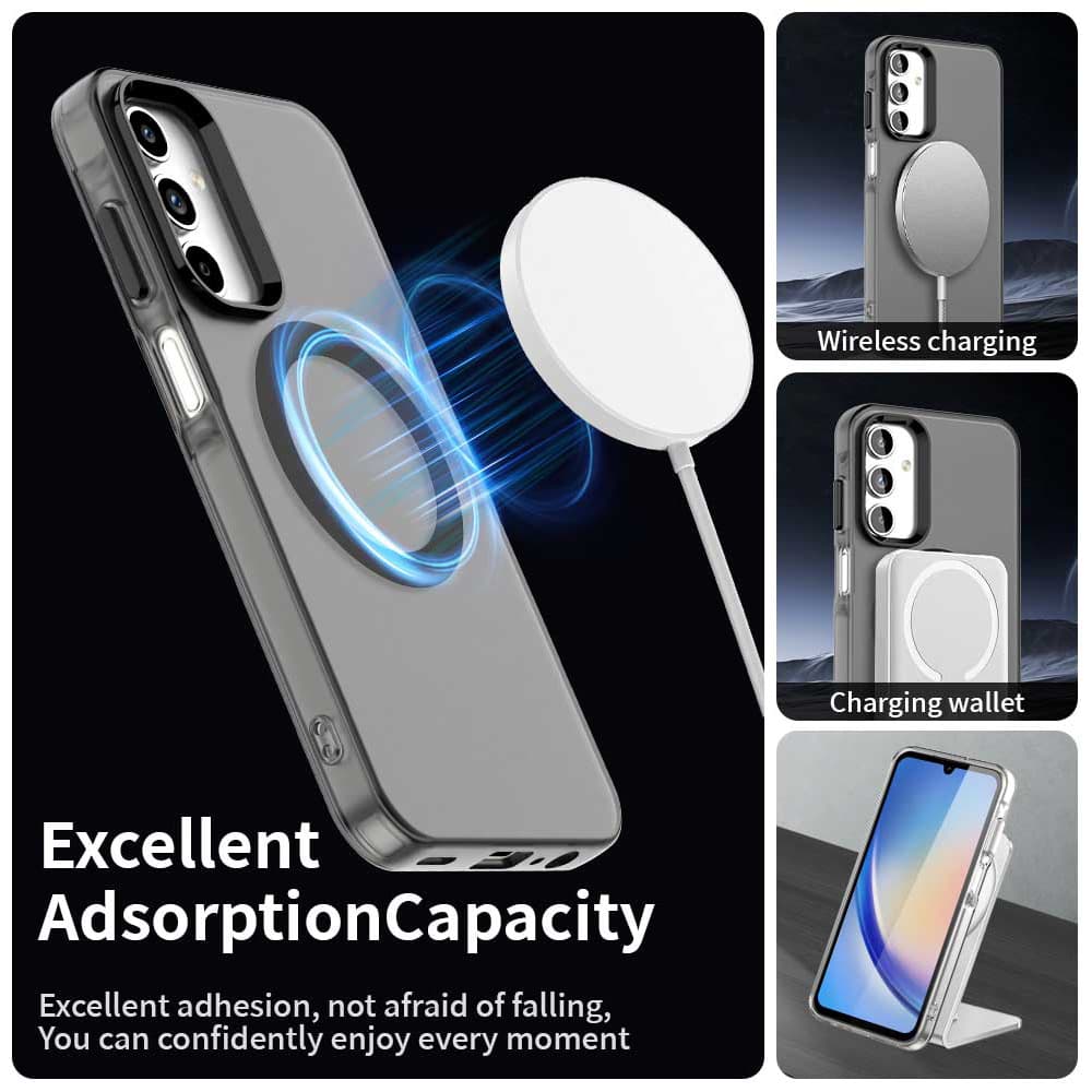 Techsuit CandyCase MagSafe pro Samsung Galaxy A15 4G / A15 5G černá - náhled 3