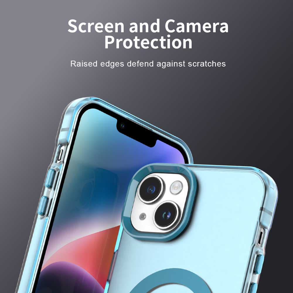 Techsuit CandyCase MagSafe pro iPhone 15 modrý - náhled 3