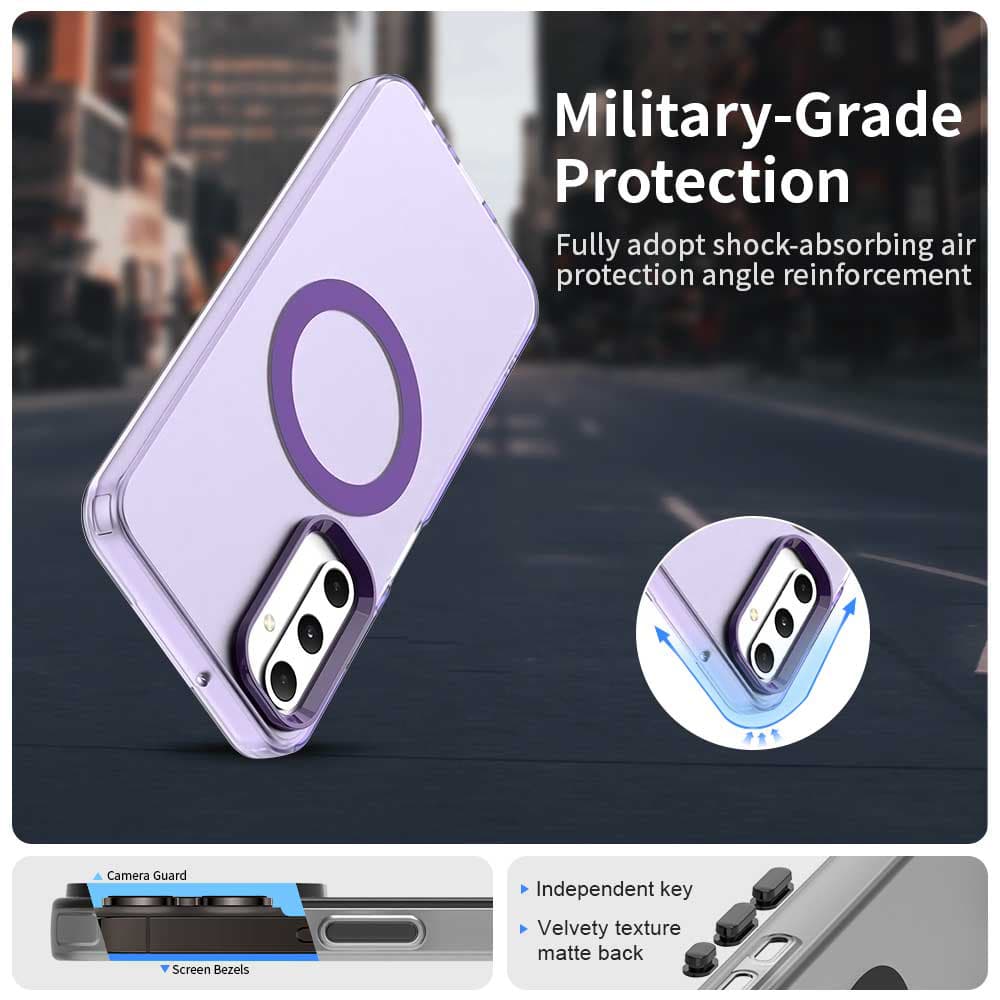 Techsuit CandyCase MagSafe pro Samsung Galaxy A05s fialová - náhled 3
