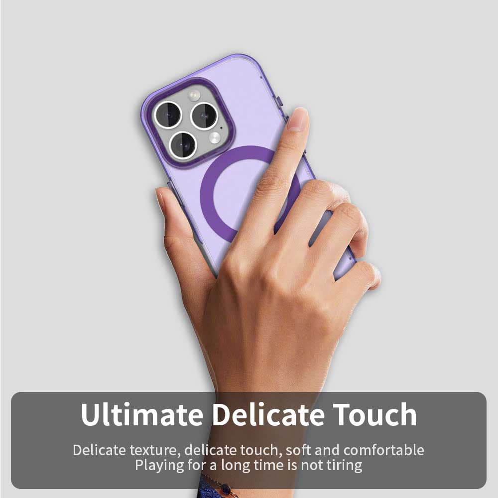 Techsuit CandyCase MagSafe pro iPhone 15 Pro Max fialová - náhled 3
