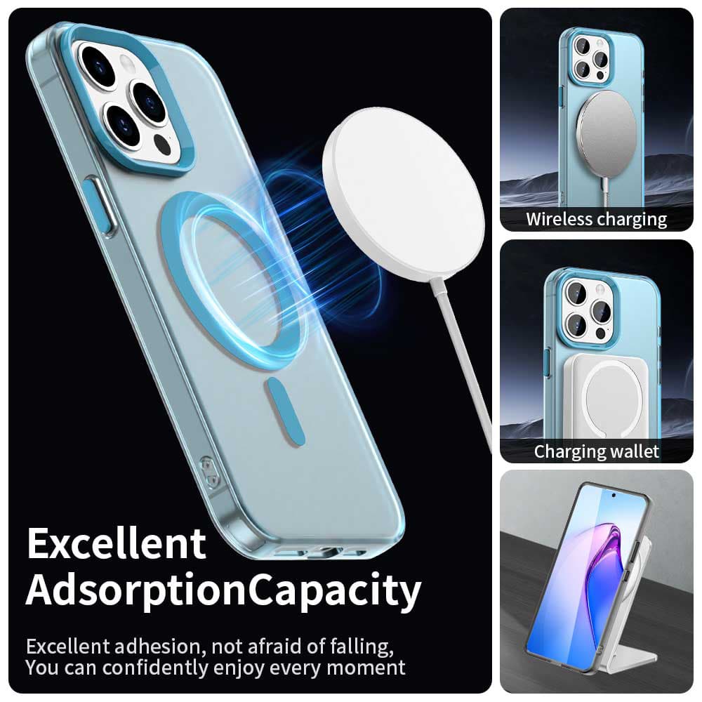 Techsuit - CandyCase MagSafe - iPhone 15 Pro - modré - náhled 3