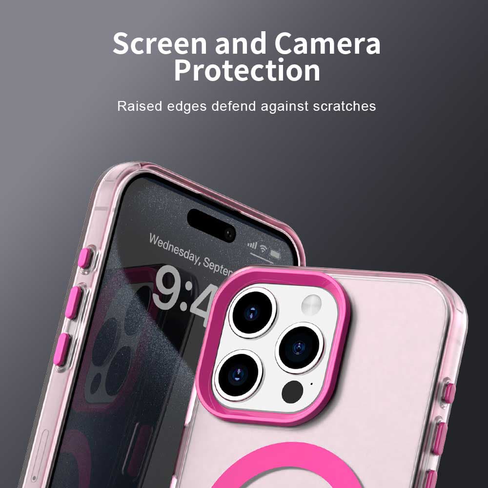 Techsuit CandyCase MagSafe pro iPhone 15 Pro Max růžová - náhled 3