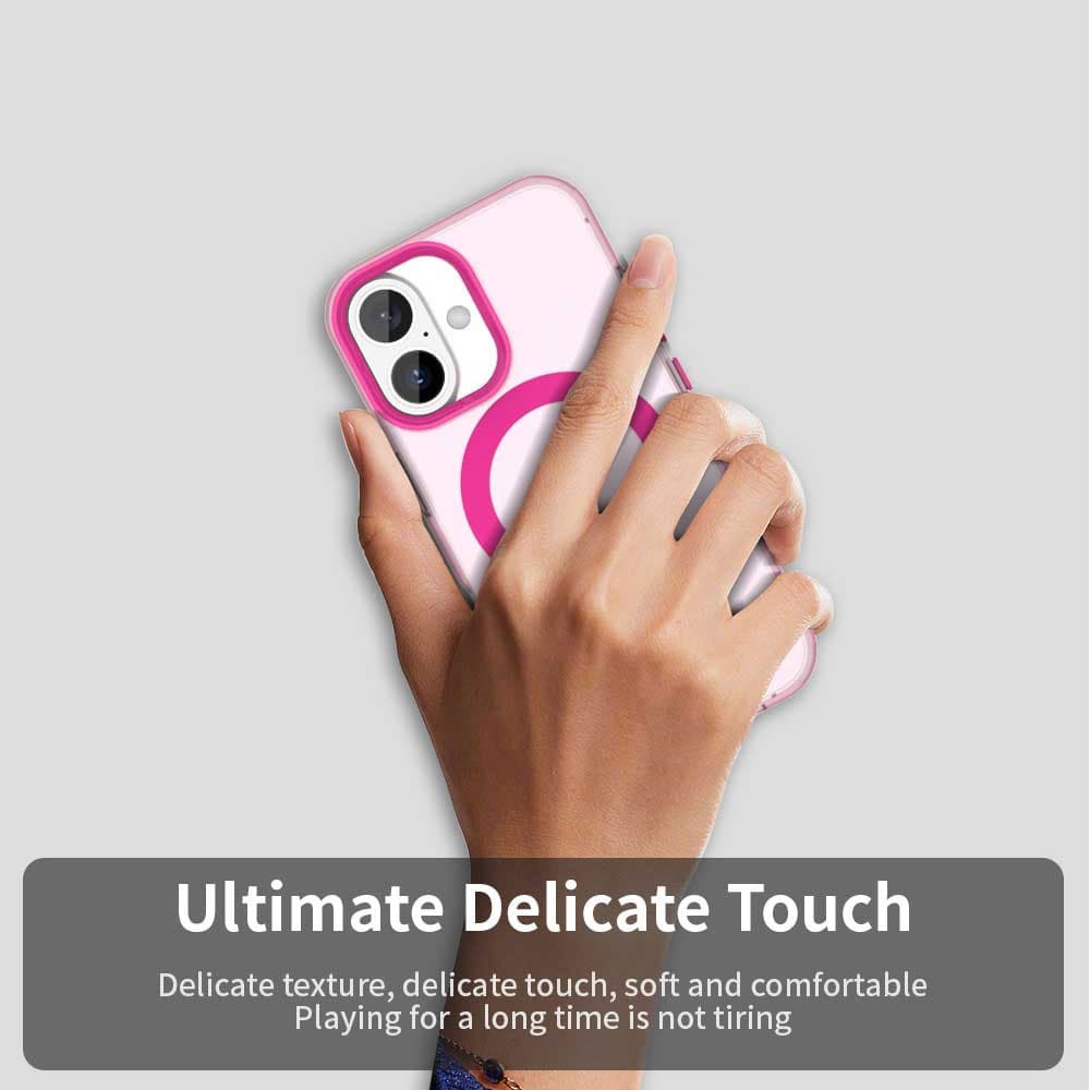 Techsuit CandyCase MagSafe pro iPhone 16 růžová - náhled 3