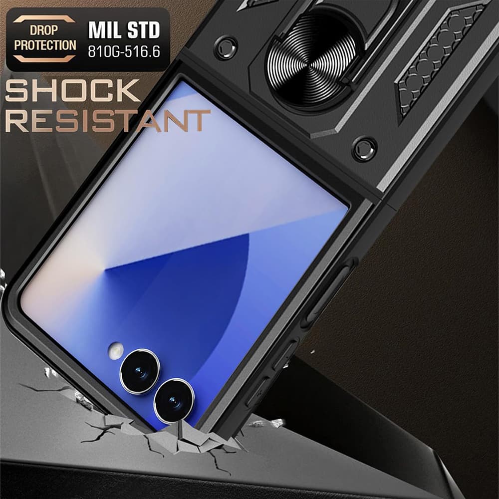 Techsuit CamShield Series pro Samsung Galaxy Z Flip7 zelený - náhled 3