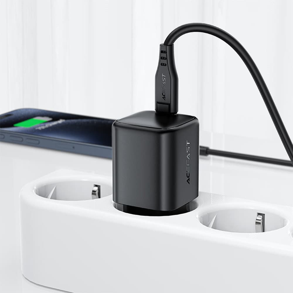 Nabíječka do zdi Acefast A119 GaN technologie rychlé nabíjení PD45W černá - náhled 3