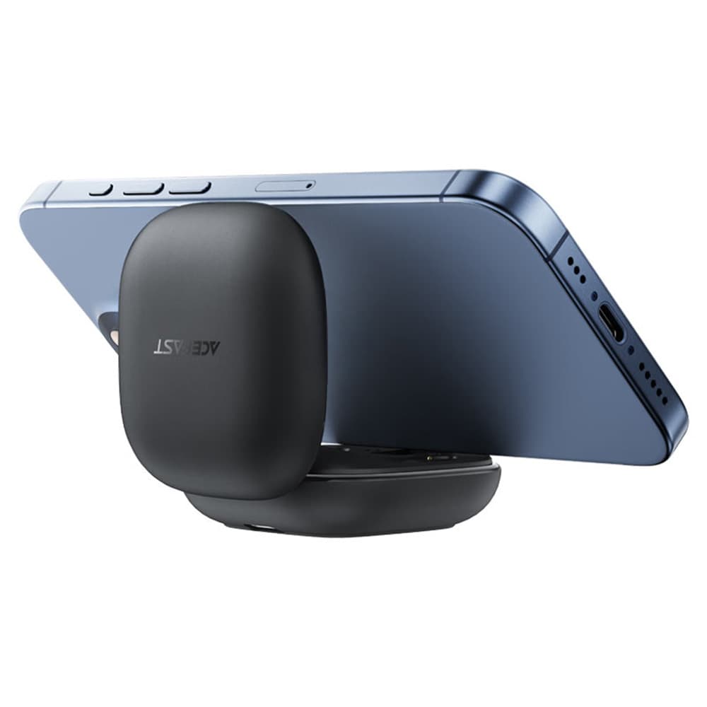 Acefast Wireless Earbuds W4 do uší TWS BT v5.4 ENC s držákem IPX4 350mAh béžové - náhled 3