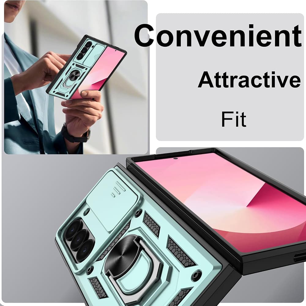 Techsuit CamShield Series Samsung Galaxy Z Fold6 zelený - náhled 3