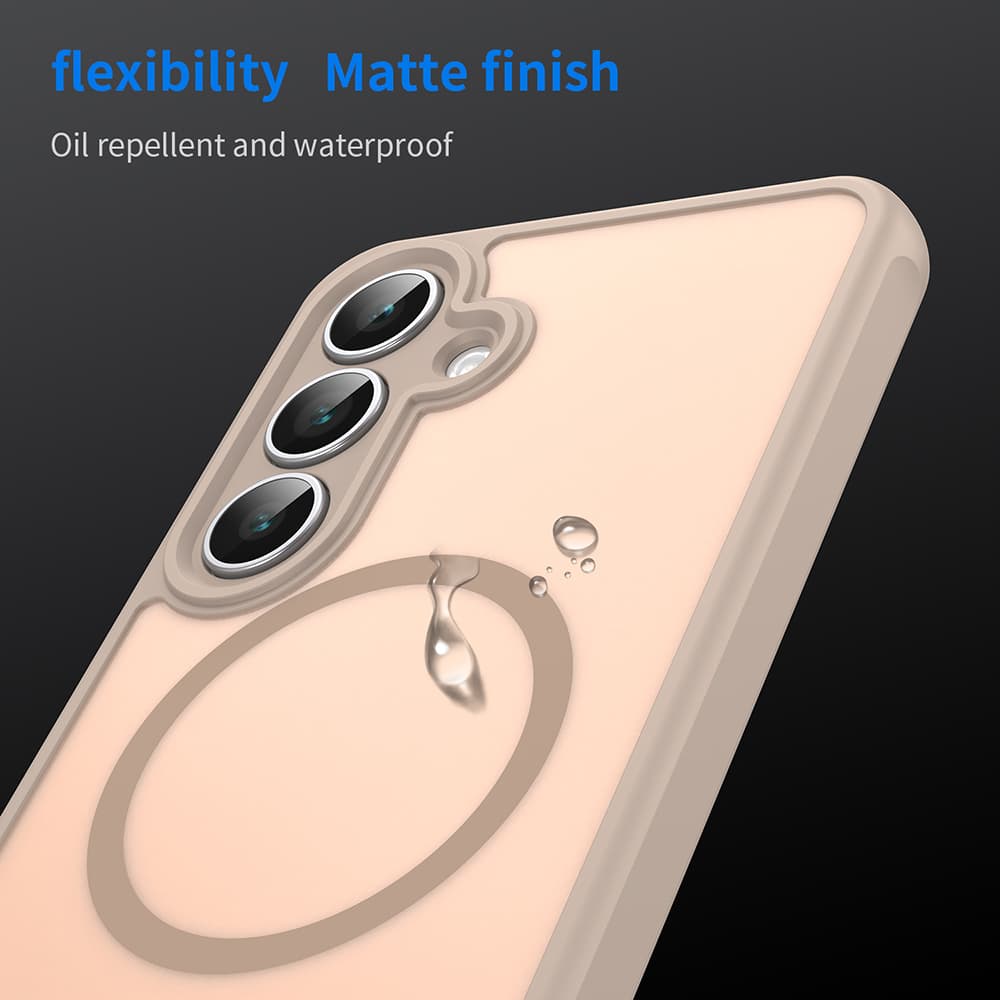 Techsuit HaloFrost II MagSafe pro Samsung Galaxy A17 5G A17 4G zlatá - náhled 3
