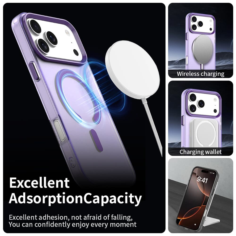 Techsuit CandyCase MagSafe pro iPhone 17 Pro fialová - náhled 3