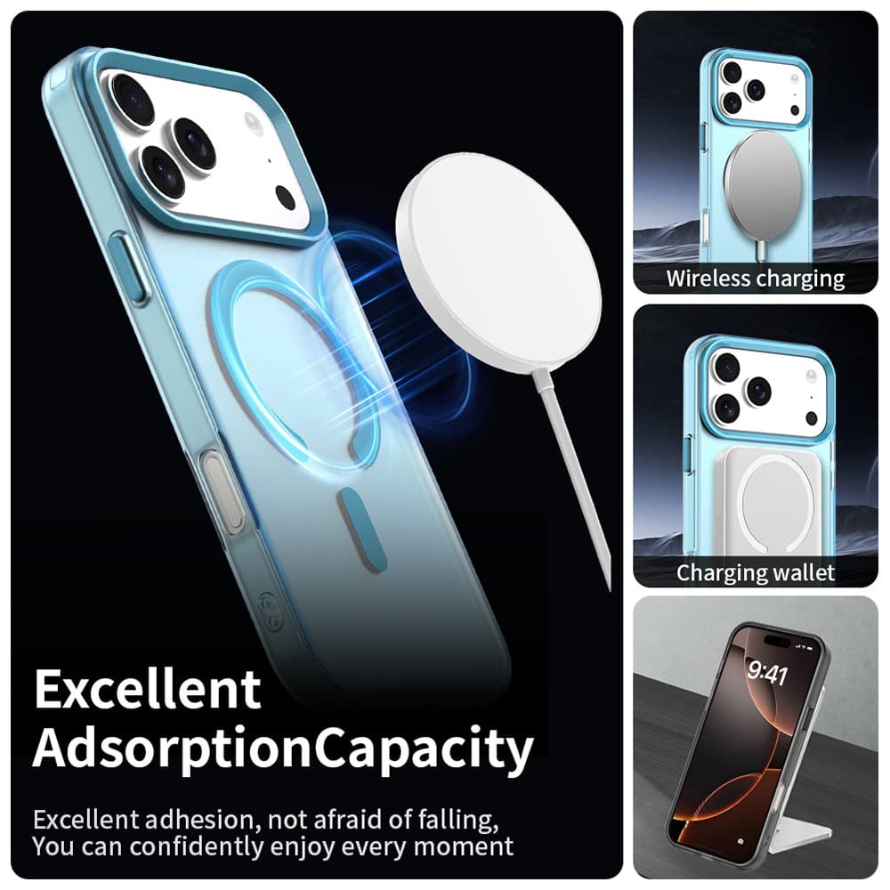 Techsuit CandyCase MagSafe pro iPhone 17 Pro modrá - náhled 3