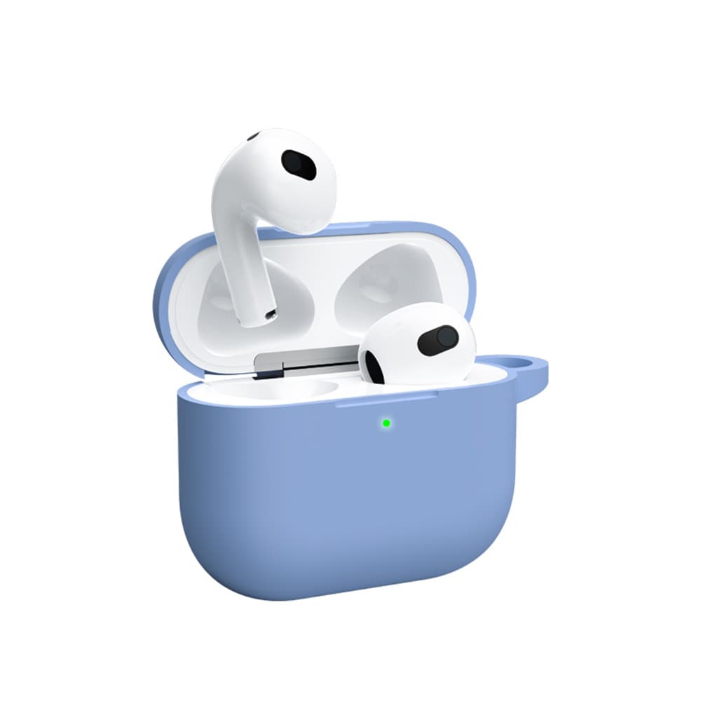 Blueo Liquid Silicone ochranné pouzdro pro AirPods 3 černé - náhled 3
