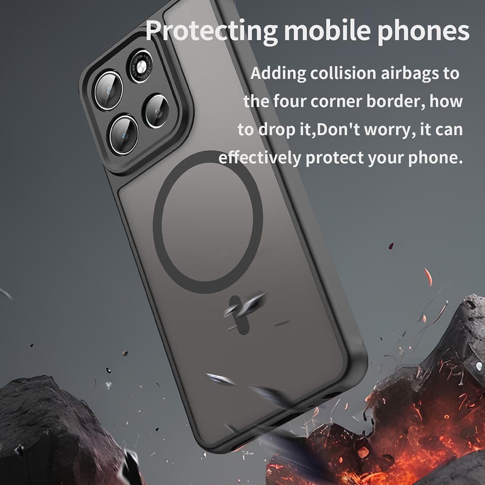Techsuit HaloFrost II MagSafe pro Motorola Moto G56 černý - náhled 3