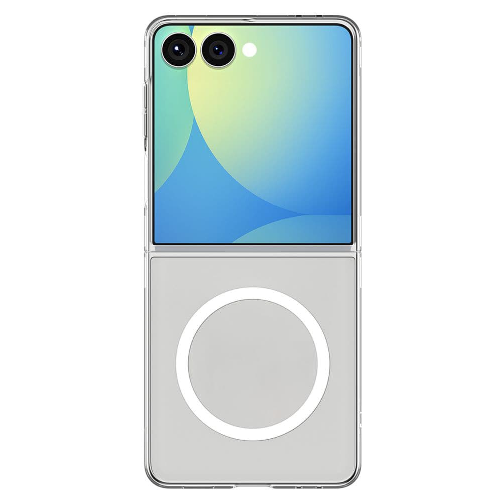 Spigen Air Skin MagSafe pro Samsung Galaxy Z Flip7 křišťálově čirá bílá - náhled 3