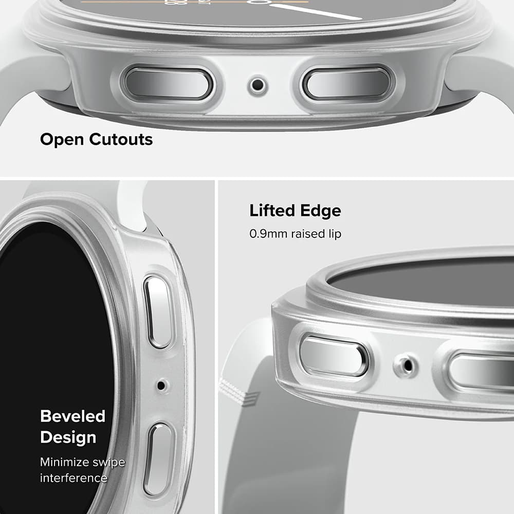 Ringke 2ks Slim pouzdro Samsung Galaxy Watch8 Classic průhledné Alpine Clear - náhled 3
