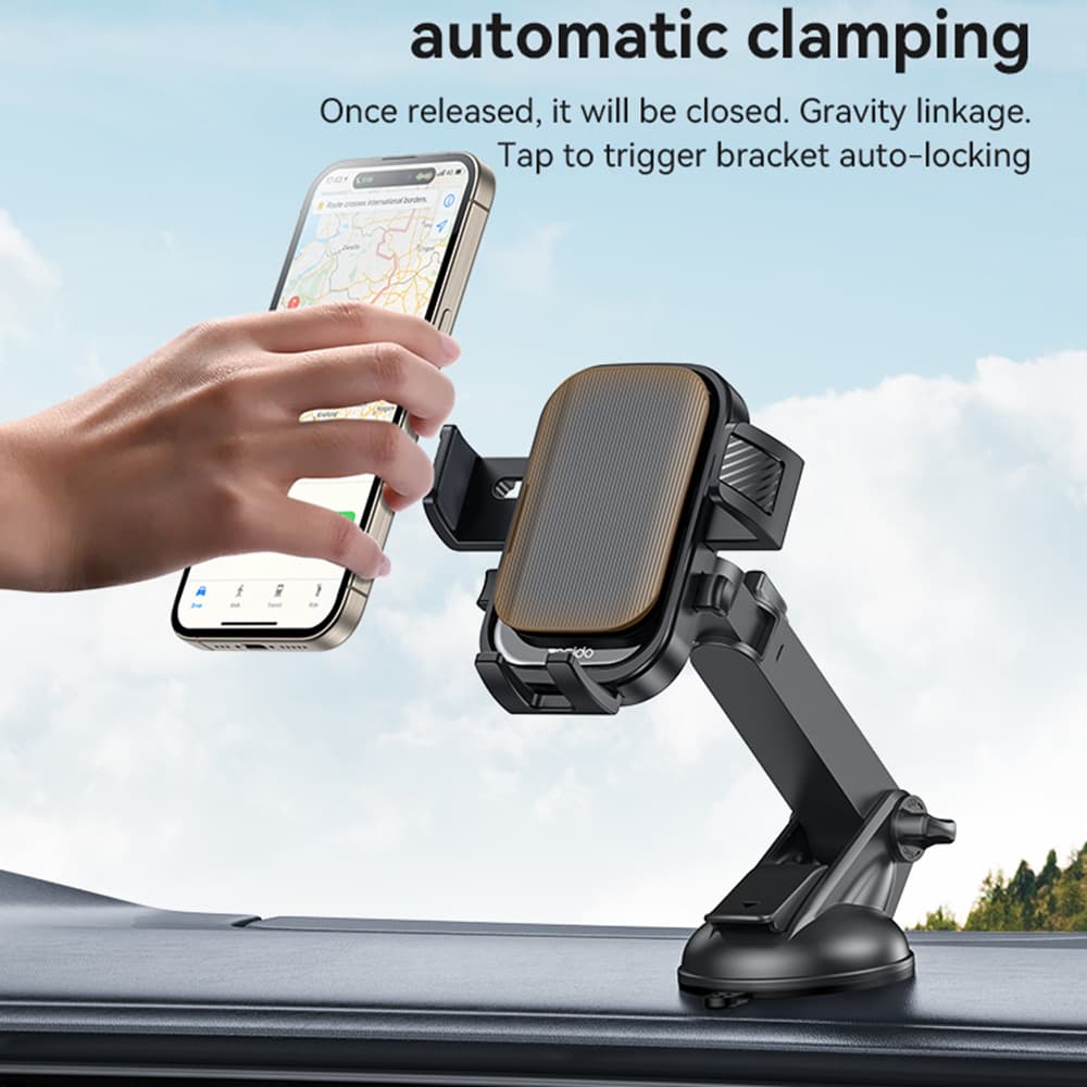Yesido Car Holder C267 na palubní desku čelní sklo černý - náhled 3
