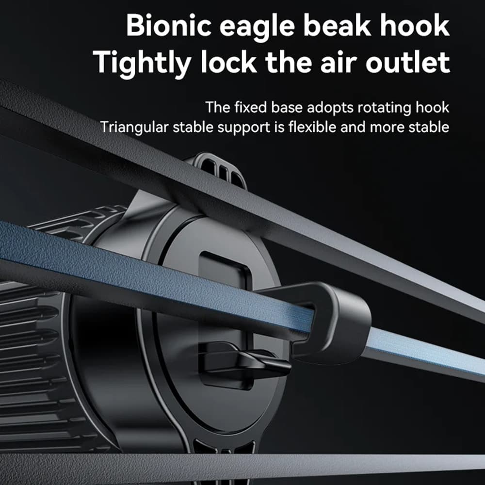 Yesido Car Holder C252 magnetický do ventilace 360° Barb Lock černý - náhled 3