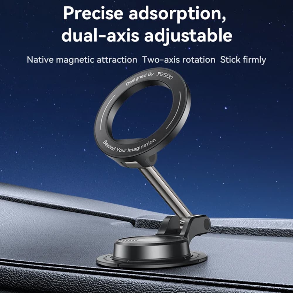 Yesido Car Holder C218 Magnetický na palubní desku černý - náhled 3