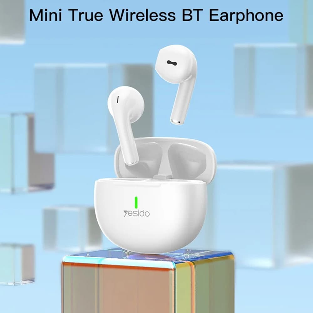 Yesido bezdrátová sluchátka TWS18 Bluetooth V5.1 bílá - náhled 3
