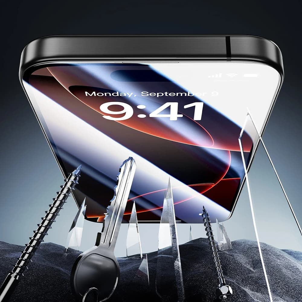 ESR Armorite ochranné sklo UltraFit (3 ks) iPhone 17 Pro Max černá - náhled 3