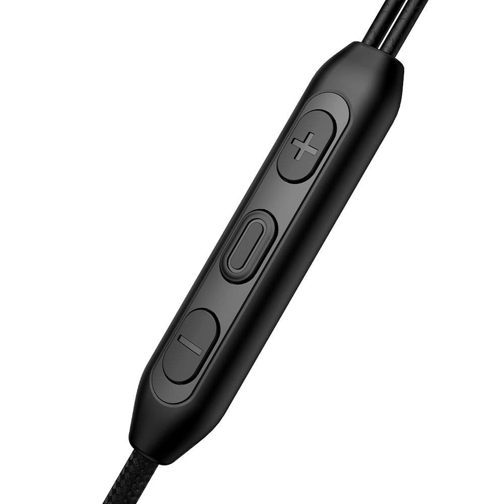 Mcdodo – kabelová sluchátka (HP-5830) – USB-C, RGB osvětlení, hliníková slitina, nylon, DAC, design do uší, 1,2m – černá - náhled 3