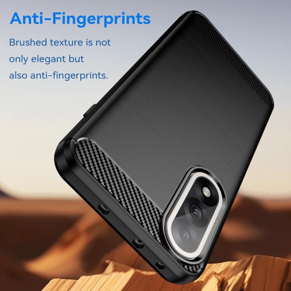 Pouzdro Techsuit Carbon Silicone pro OnePlus Nord 5 černé - náhled 3