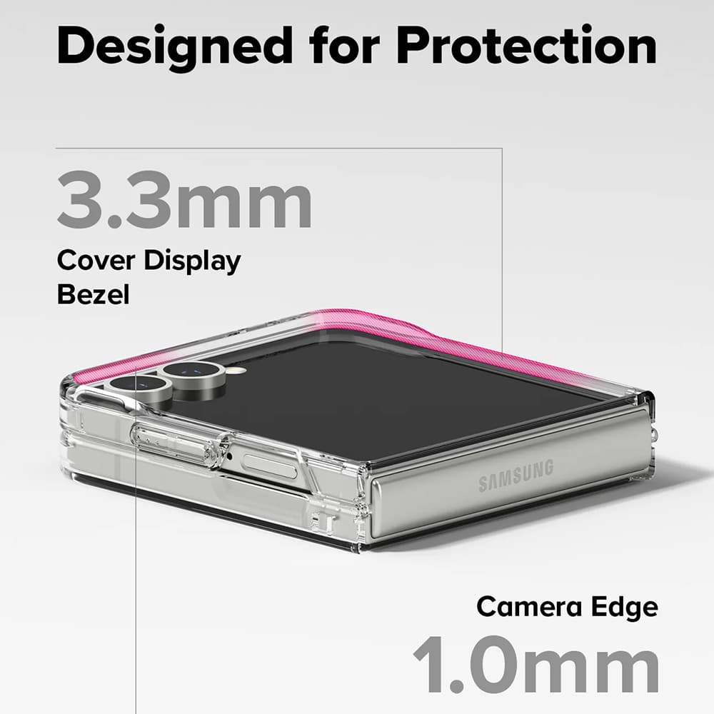 Ringke Fusion MagSafe pro Samsung Galaxy Z Flip7 průhledný - náhled 3