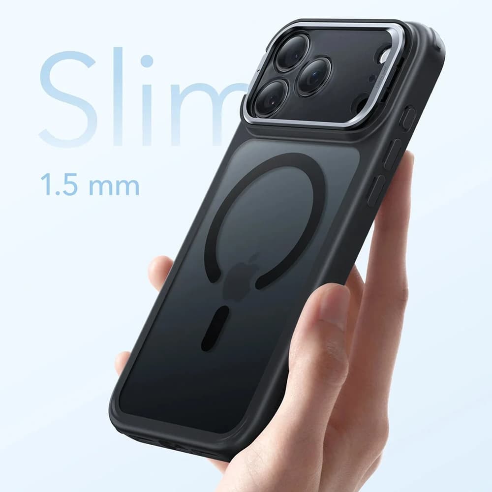 ESR Classic Hybrid HaloLock Kickstand pro iPhone 17 Pro Max v matné černé - náhled 3
