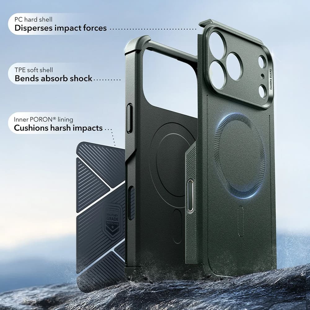 ESR Cyber Halolock pro iPhone 17 Pro Max zelený - náhled 3
