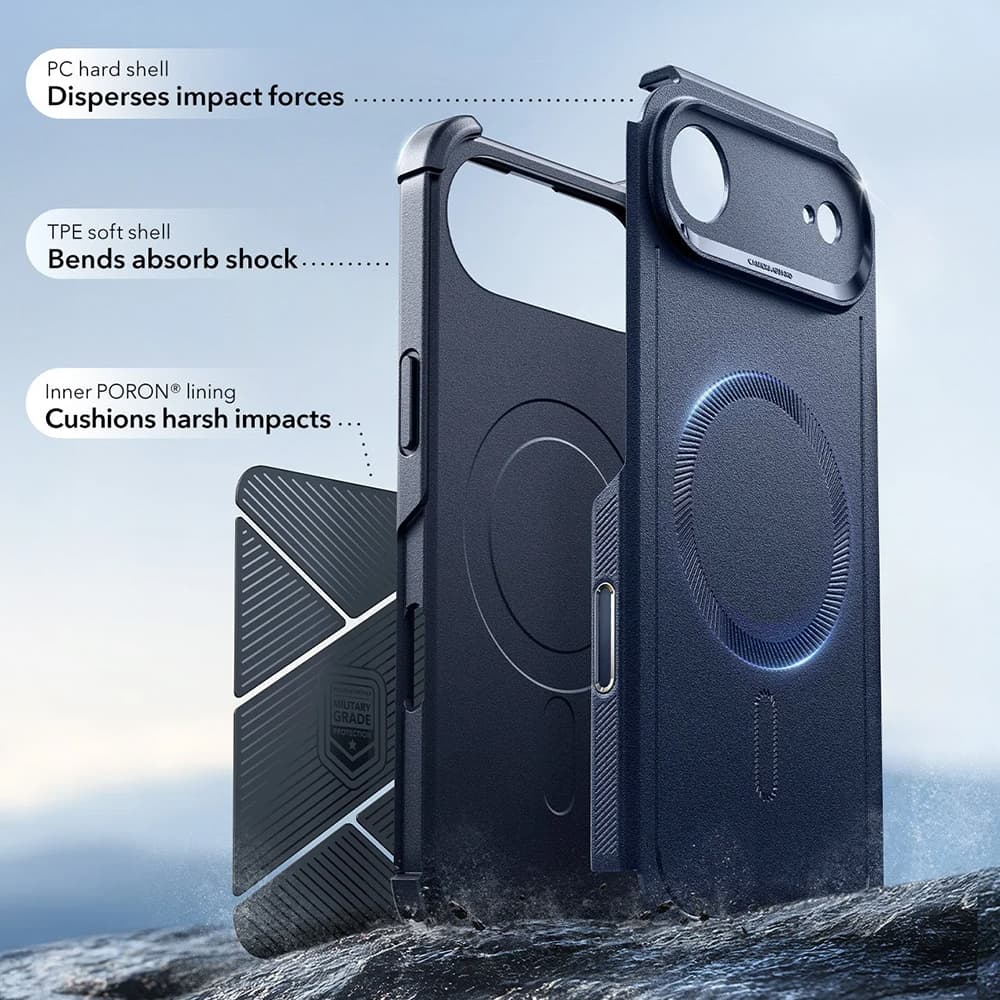 ESR Cyber Halolock pro iPhone 17 Air modrý - náhled 3